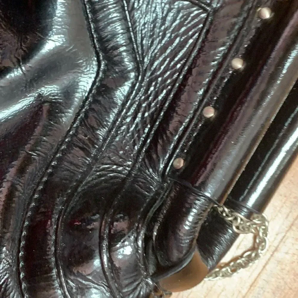 Botkier Ladies Black Double Handle Glossy Hobo Handbag